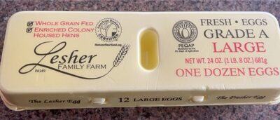 Lasher Family Farms Large Grade A Eggs