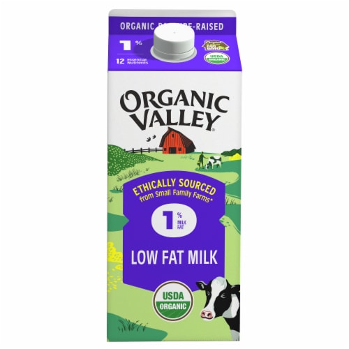 Organic Valley® 1% Lowfat Milk Half Gallon