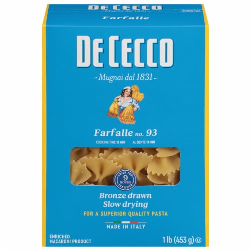 De Cecco Farfalle Bow Tie Pasta