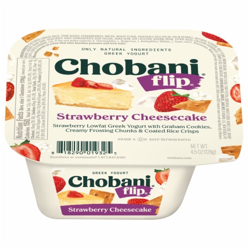 Chobani® Flip® Strawberry Cheesecake™ Low Fat Greek Yogurt Cup
