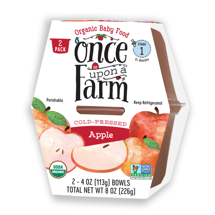 Once Upon a Farm Organic Apple 2pk 4oz