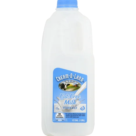 Cream-O-Land Milk Skim 1/2 gal 64 oz