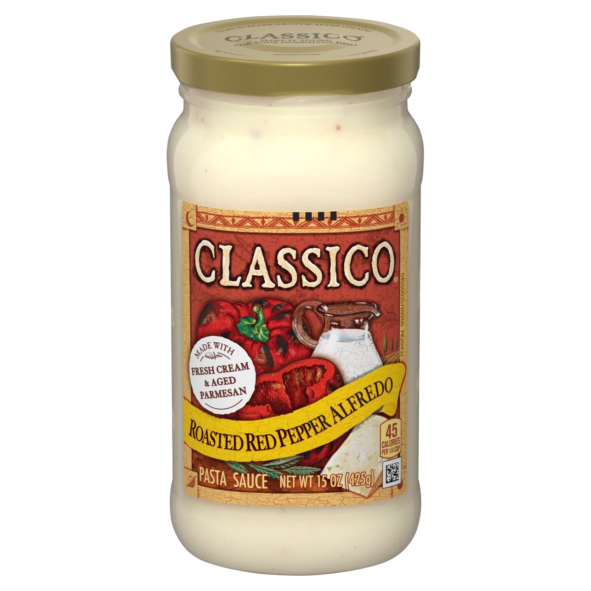 Roasted Red Pepper Alfredo Pasta Sauce