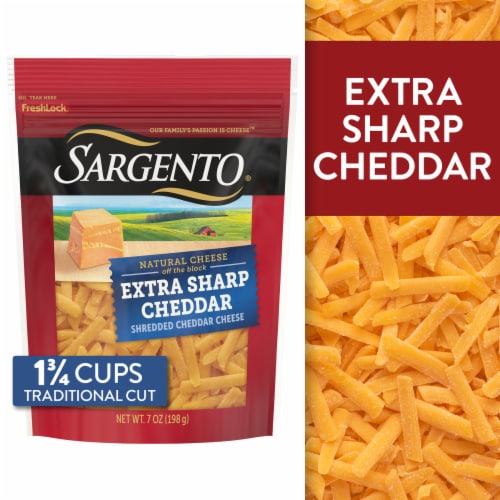 Sargento® Off the Block Traditional Cut Extra Sharp Cheddar Natural Cheese Shreds
