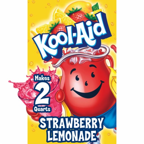 Kool-Aid Zero Sugar Strawberry Lemonade Drink Mix Packet