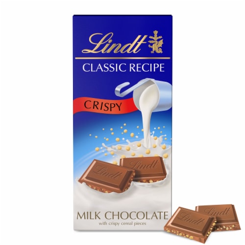 Lindt CLASSIC RECIPE Crispy Milk Chocolate Candy Bar