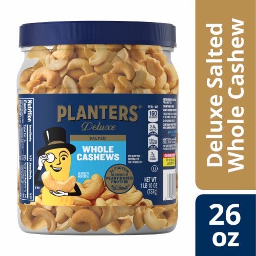 Planters® Fancy Whole Cashews with Sea Salt
