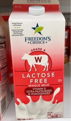 Freedoms Choice Lactose Free whole milk 64oz