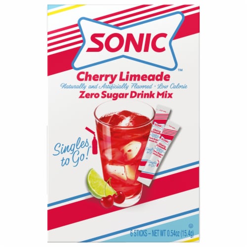Sonic™ Singles to Go!® Zero-Sugar Cherry Limeade Drink Mix Packets