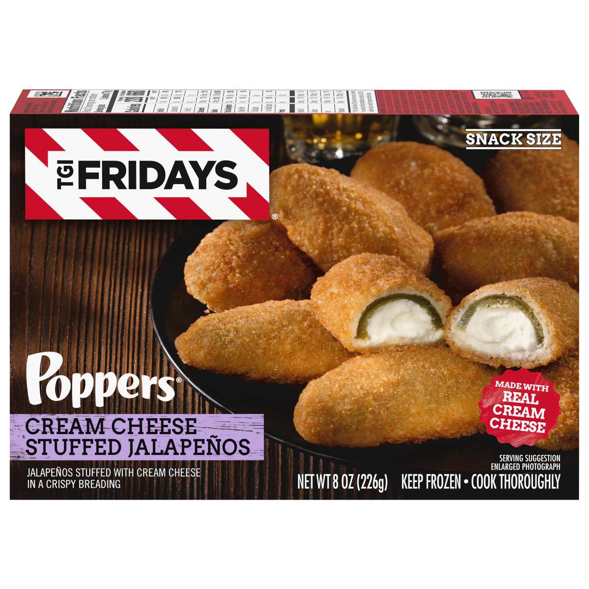 Cream Cheese Stuffed Jalapeno Poppers Frozen Snacks