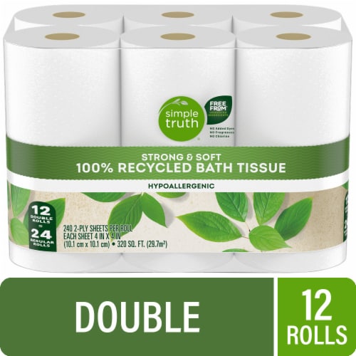 Simple Truth® Toilet Paper 100% Recycled Double Roll