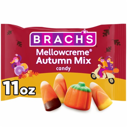 Brach's Halloween Autumn Mix Mellowcreme Candy, Fall Treats, 11 oz