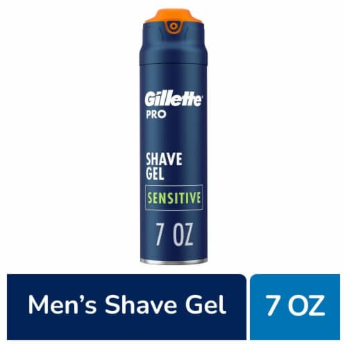 Gillette FusionPro Sensitive Cooling Shaving Gel for Men Eucalyptus and Aloe Vera