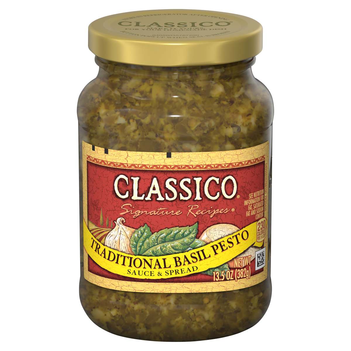 Traditional Basil Pesto Sauce & Spread