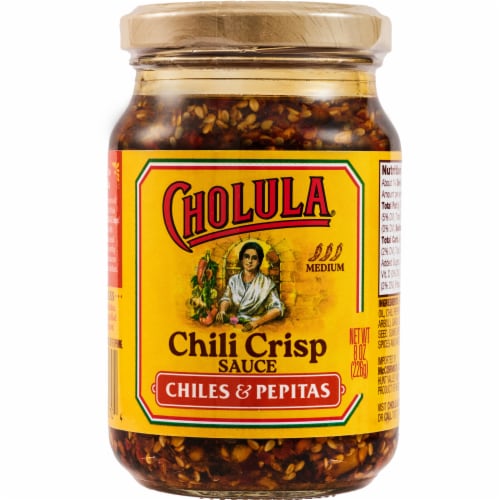 Cholula Chiles & Pepitas Chili Crisp Sauce, 8 oz
