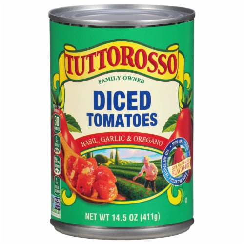 Tuttorosso® Basil Garlic & Oregano Diced Tomatoes
