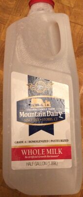 Mountain Dairy Whole Milk 64 ounces