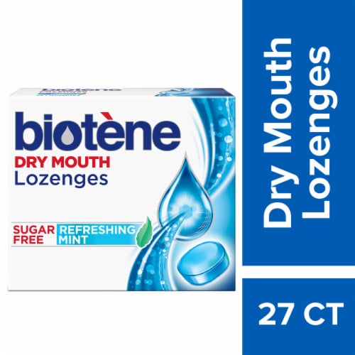 Biotene, Dry Mouth, Lozenges, Refreshing Mint, Sugar Free, Freshens Breath