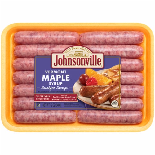 Johnsonville Vermont Maple Syrup Breakfast Sausage Links