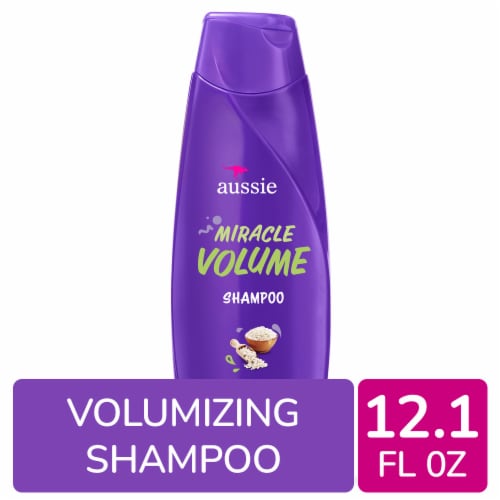 Aussie Miracle Volume Shampoo with Plum and Bamboo Paraben Free for Fine Hair