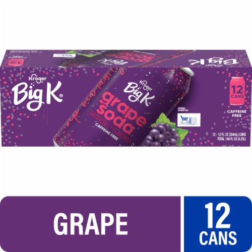 Big K® Grape Caffeine Free Soda Cans