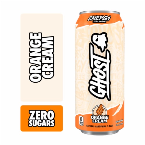 Ghost Zero Sugar Orange Cream Energy Drink Can
