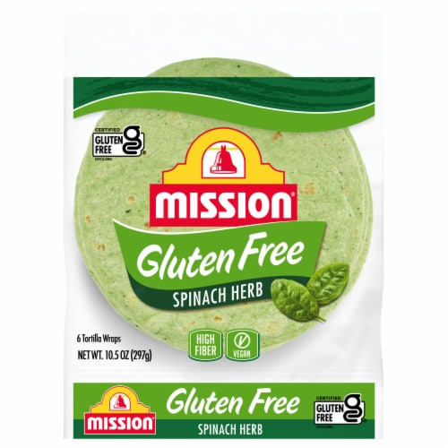 Mission Gluten Free Spinach & Herb Tortilla Wraps