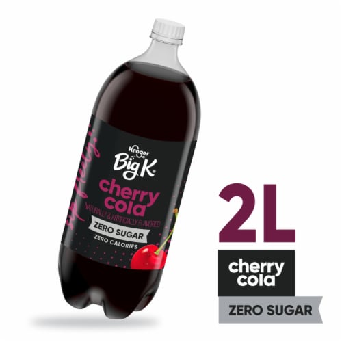Big K® Cherry Cola Zero Sugar Zero Calorie Soda Bottle