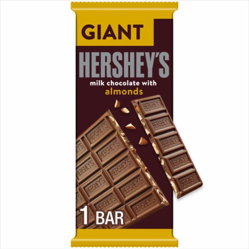 HERSHEY'S Milk Chocolate with Almonds Giant Candy Bar