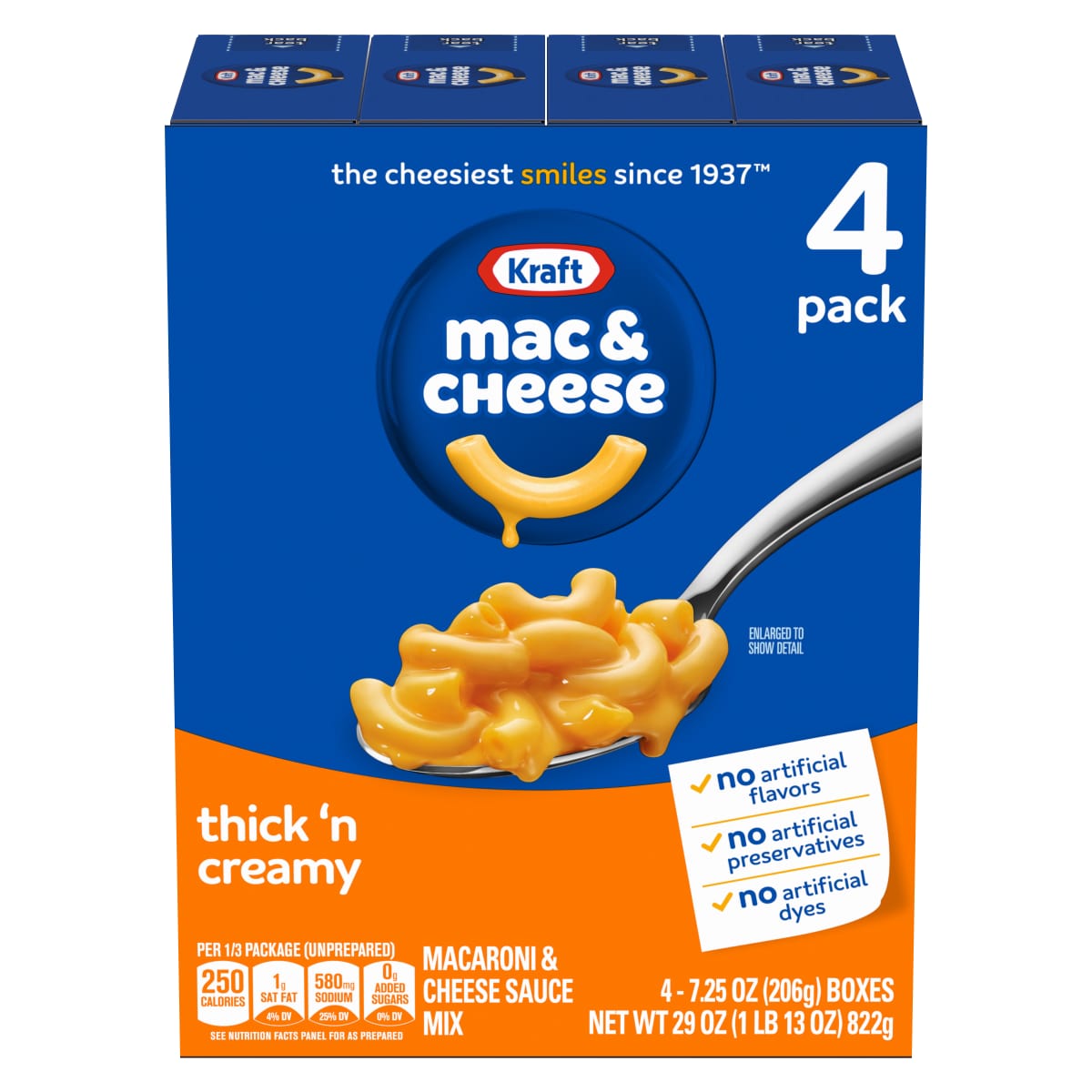 Thick 'n Creamy Mac & Cheese Macaroni and Cheese Dinner