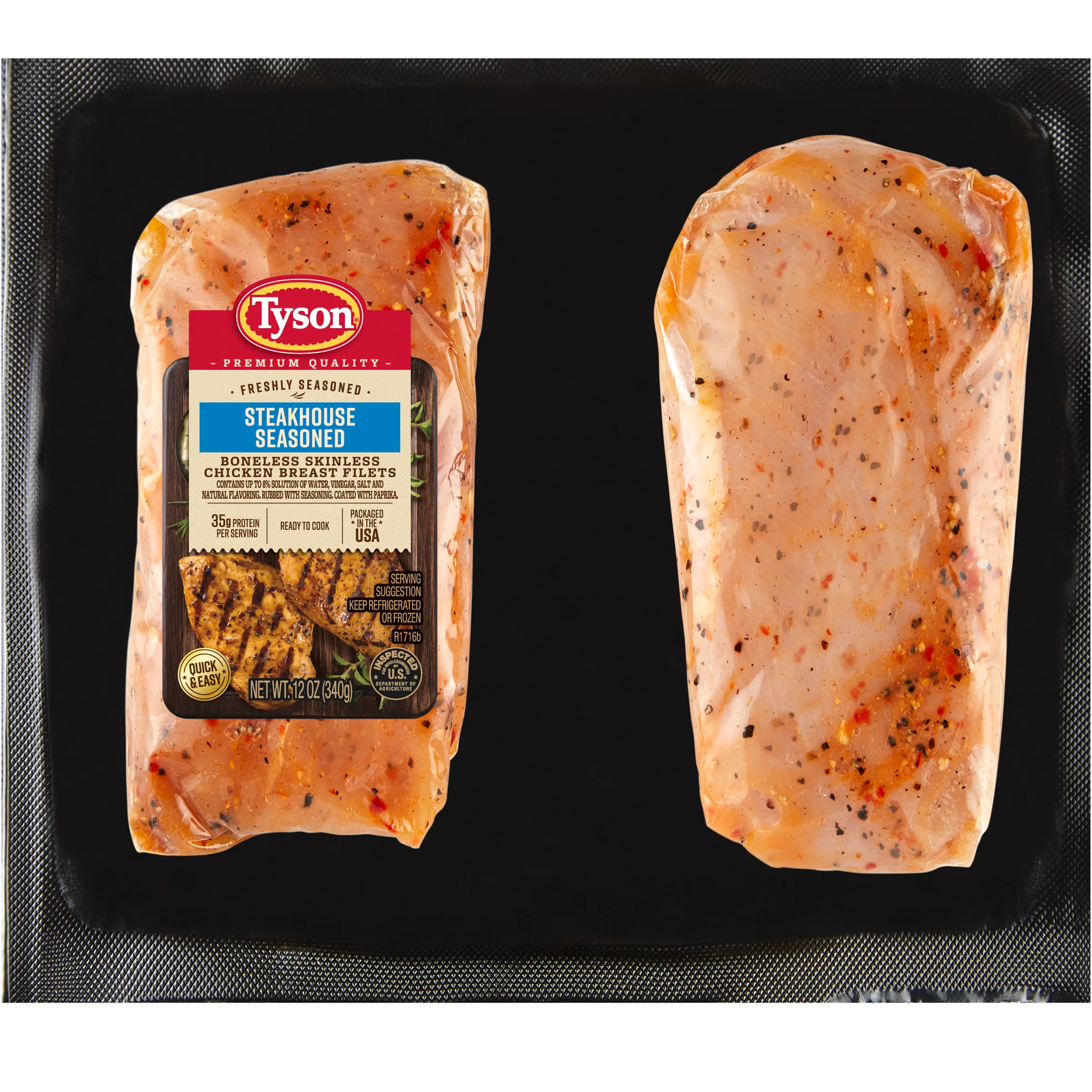 Tyson Seasoned Steakhouse Chicken Breast Filets