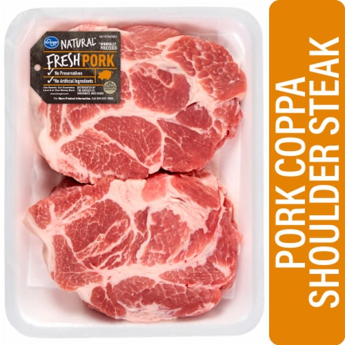 Kroger® Natural Fresh Coppa Pork Shoulder Steak (Two Pack)