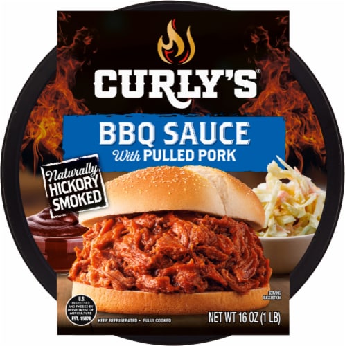 Curly's Hickory Smoked Pulled Pork with Barbecue Sauce
