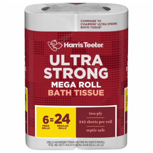 Harris Teeter® Ultra Strong Toilet Paper Mega Rolls