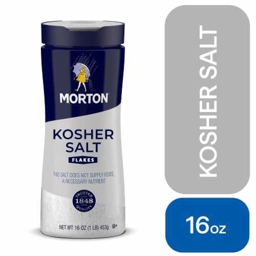 Morton Flakes Kosher Salt 16 oz