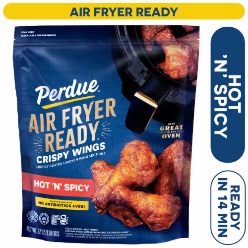 Perdue® Air Fryer Ready® Frozen Fully Cooked Hot 'N Spicy Chicken Wings