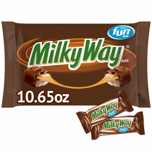 Milky Way Milk Chocolate Caramel Fun Size Candy Bars Bag