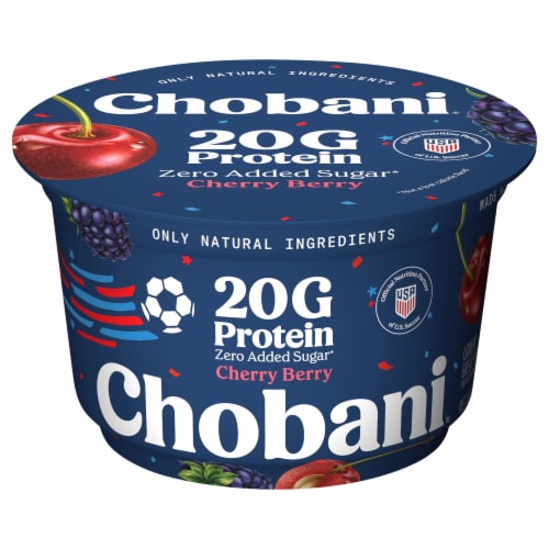 Chobani® 20g Protein Lowfat Greek Yogurt Cherry Berry 6.7oz Cup