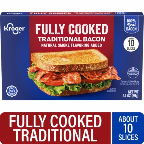Kroger® Fully Cooked Natural Smoke Traditional Bacon