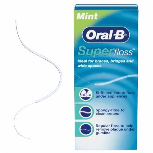 Oral-B Dental Floss Super Floss Pre-Cut Strands
