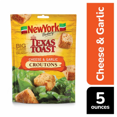 New York Bakery Texas Toast Cheese and Garlic Croutons