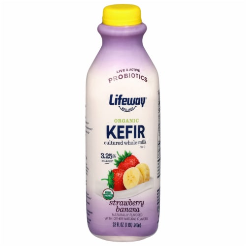 Lifeway® Strawberry Banana Organic Whole Milk Kefir