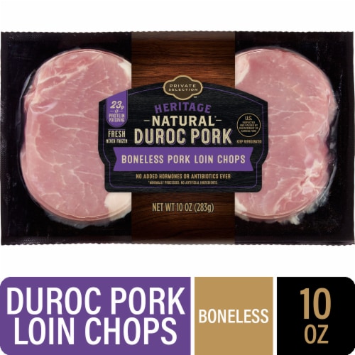 Private Selection® Natural Duroc Pork Loin Chops Boneless