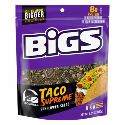 BIGS Sunflower Seeds, Taco Bell Taco Supreme Flavor