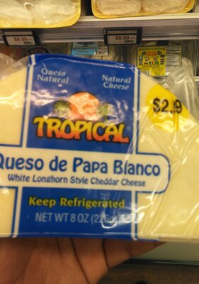 Tropical White Cheddar Cheese 8oz