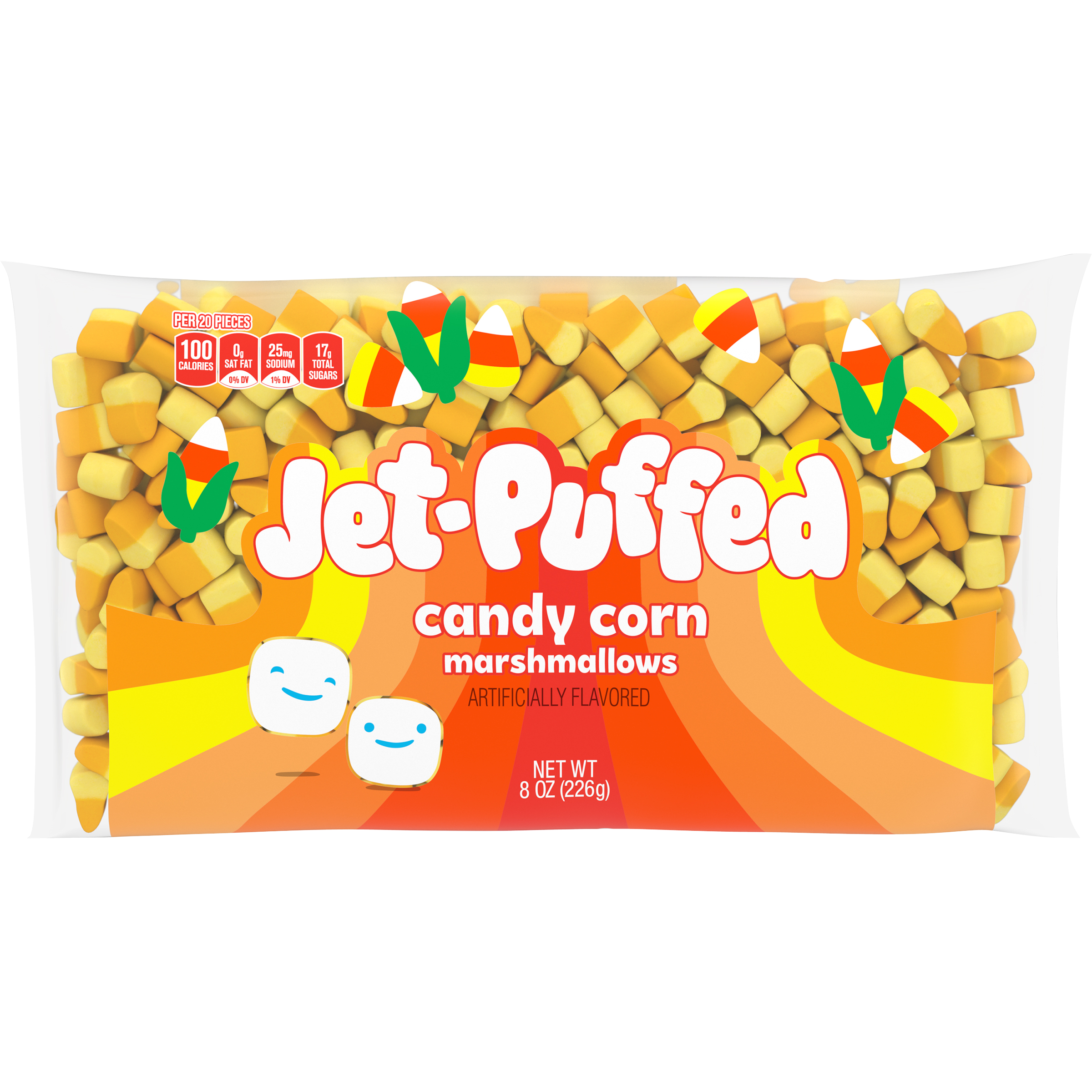 Candy Corn Shaped Halloween Fall Marshmallows