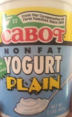 Cabot Nonfat Plain Yogurt 32 oz