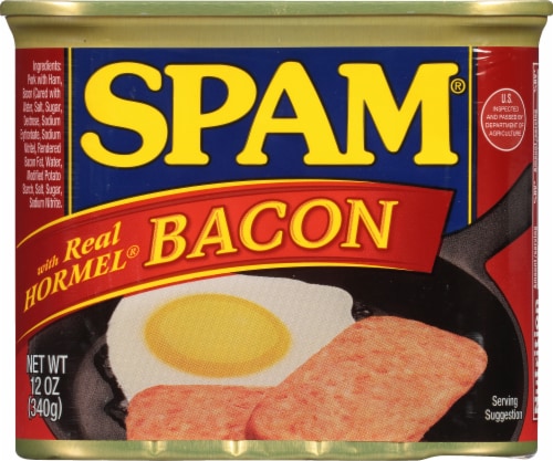 SPAM® with Real Hormel® Bacon Canned Luncheon Meat