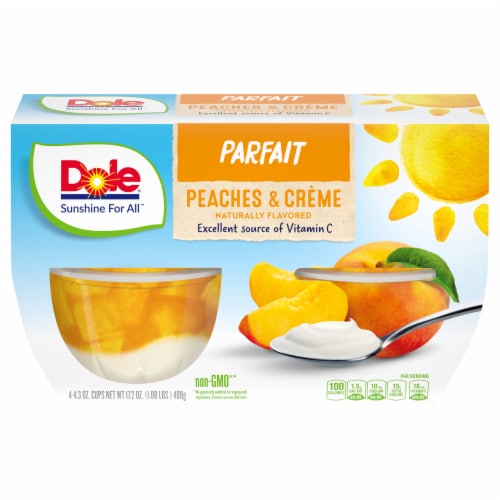 Dole Peaches & Creme Parfait