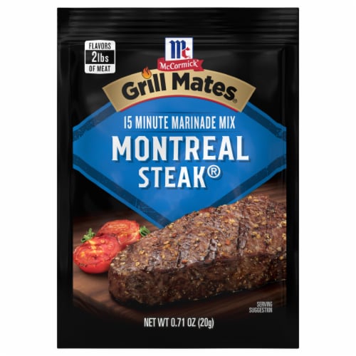 McCormick GRILL MATES Montreal Steak Marinade Seasoning Mix